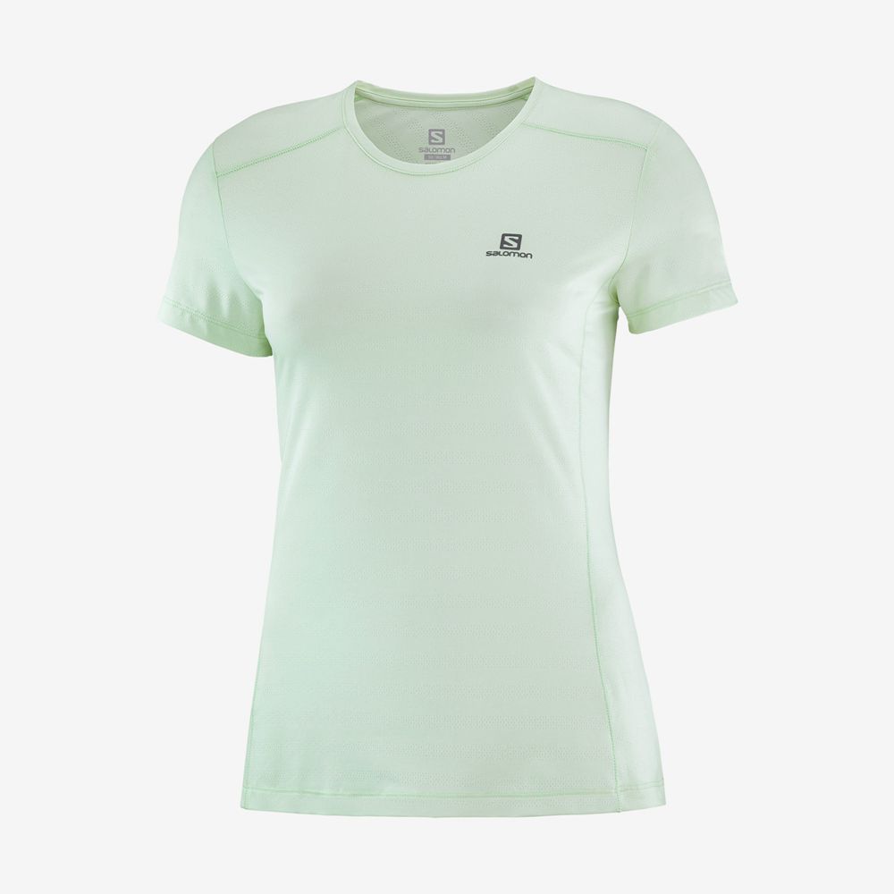 T-Shirts Salomon Femme Bleu - Salomon XA W - France (9457-OIEFT)